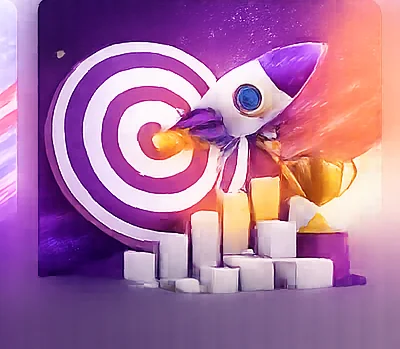 Growth rocket and performance chart